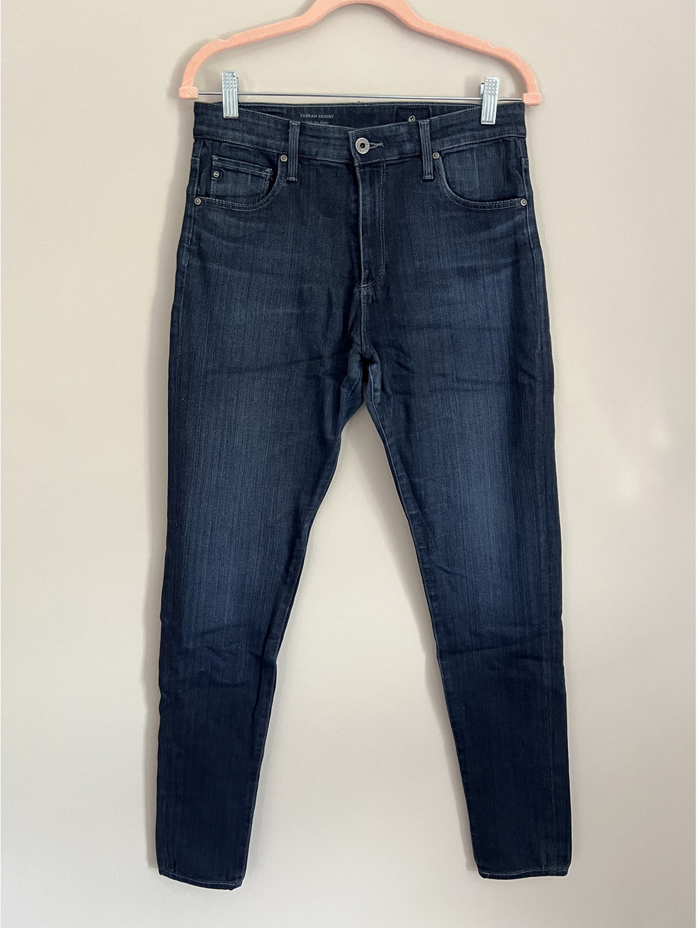 AG Adriano Goldschmied Farrah High Rise Slim Straight Jeans Size 30 Reg